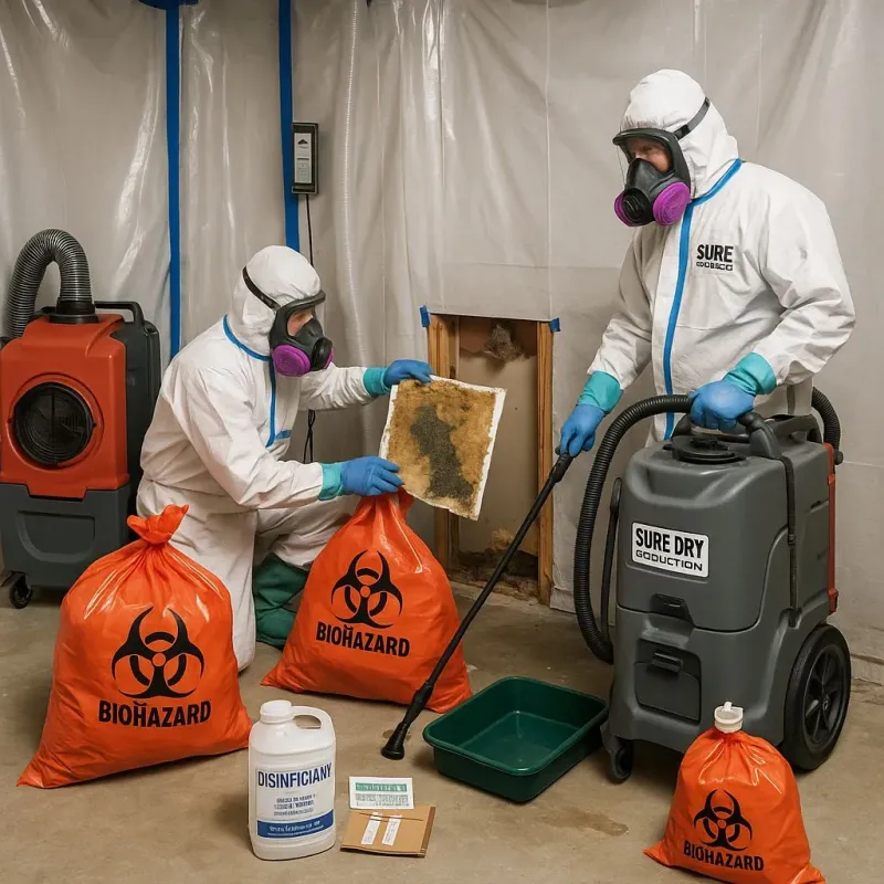 Contaminated Water Handling Protocols process in Coamo, PR